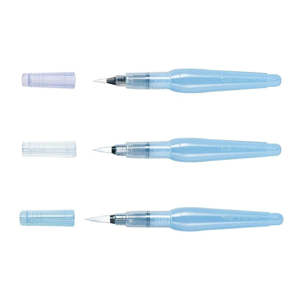 Pentel Aquash Water Brush Pens, 3-Pack