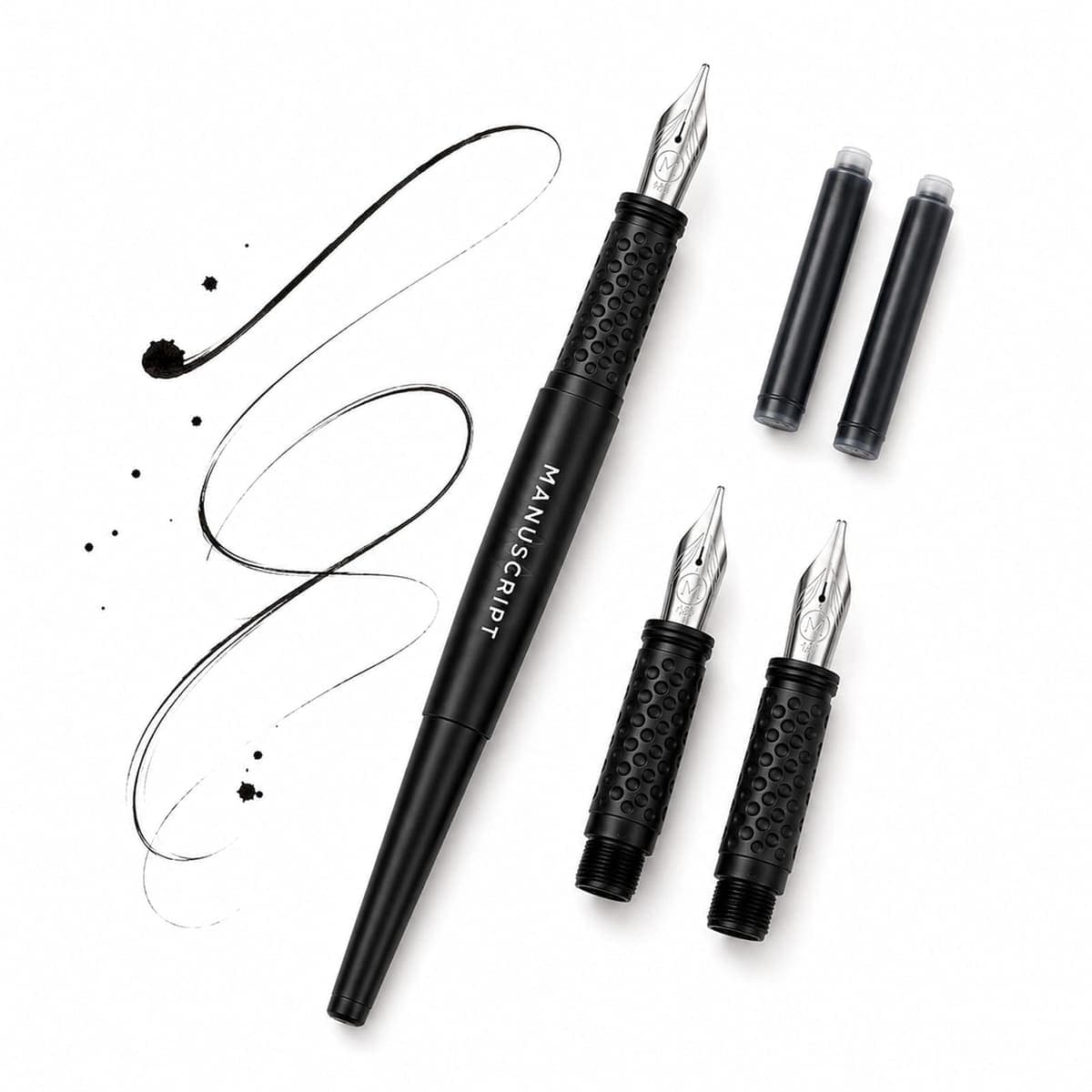 Manuscript Scribe Left-Handed Calligraphy Set, 8 Pieces