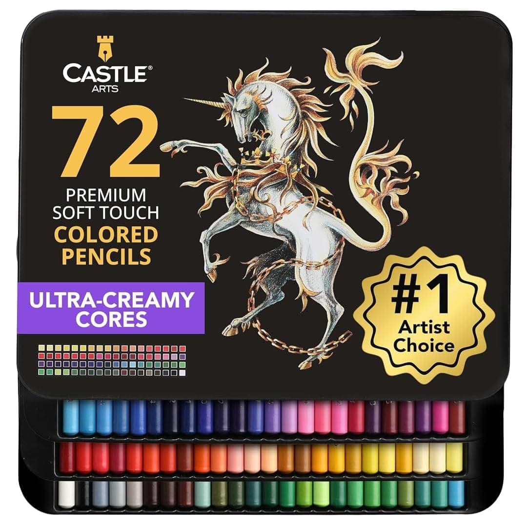 Castle Art Supplies Soft Core Colored Pencils