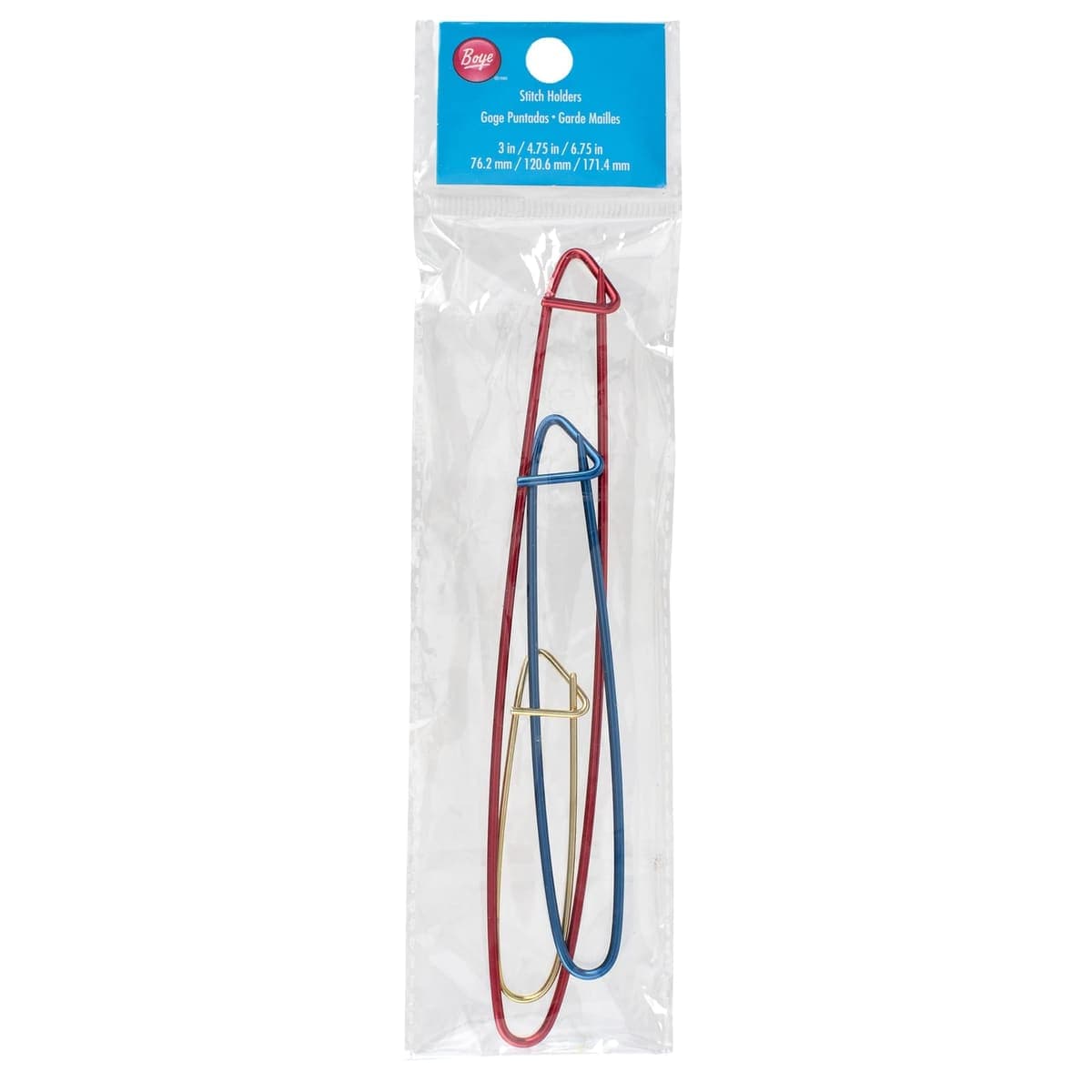 Boye Aluminum Stitch Holder Set, 3 Piece