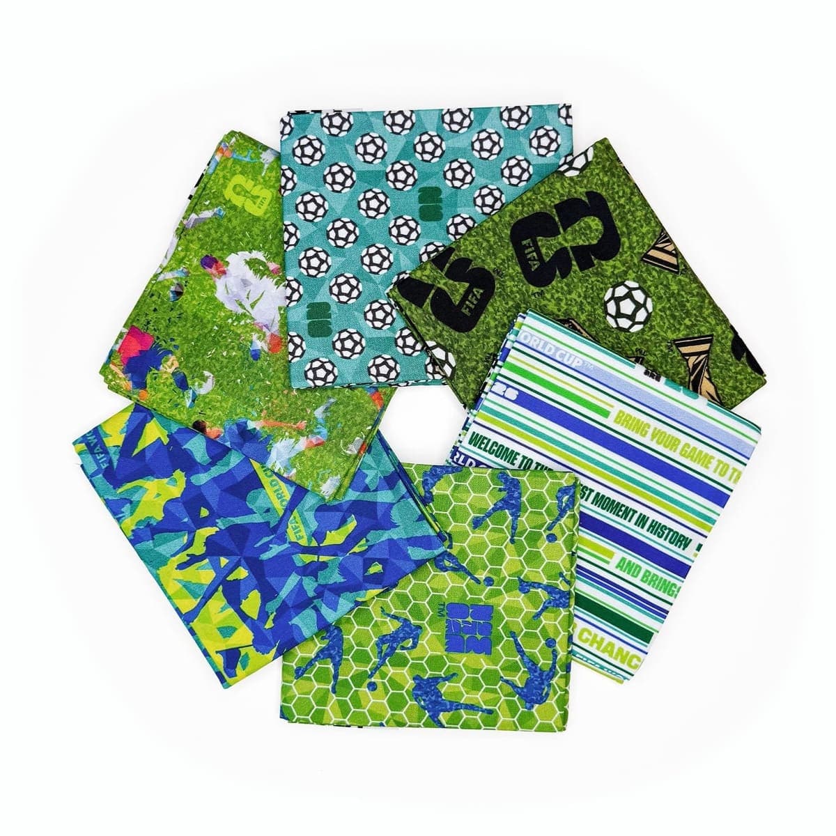 Northcott FIFA Fat Quarter Bundle, 6 Pieces