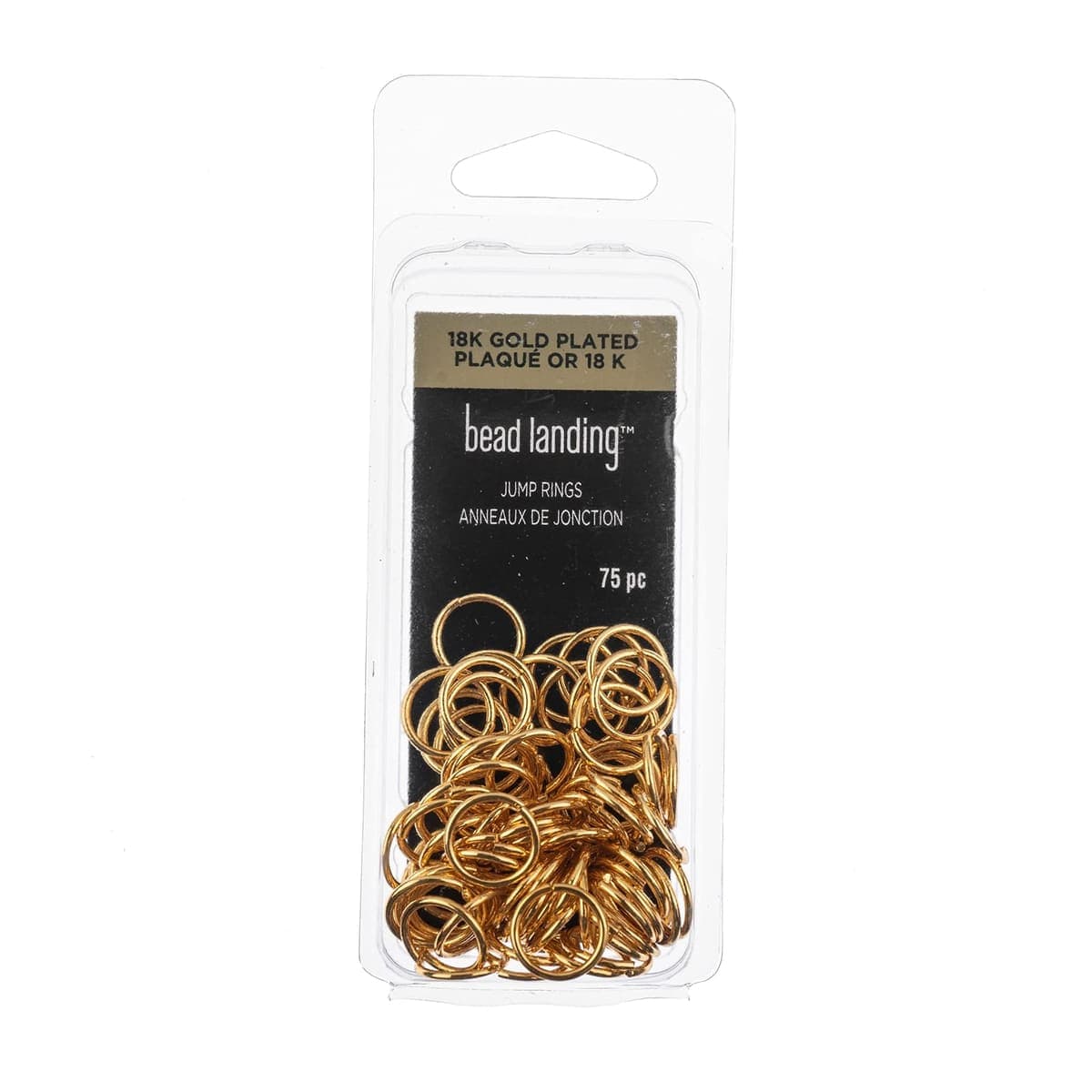 Bead Landing 10 mm Jump Rings, 75 Count