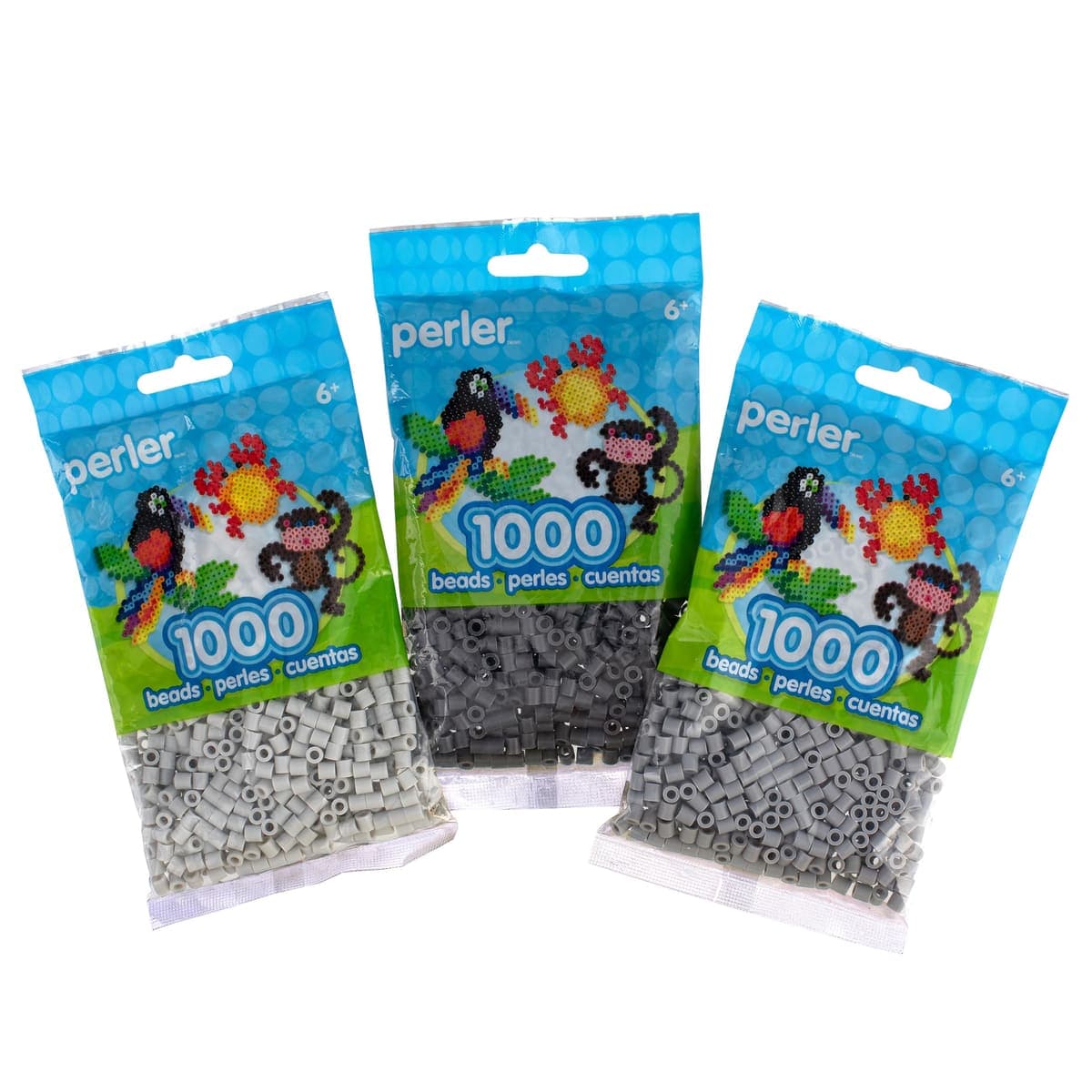 Perler Fuse Bead Bags, 3 Pack of 1,000